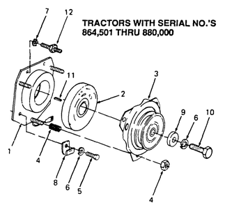 Part Location Diagram of 917-3340 Cub Cadet PTO CLUTCH ASSEMBLY